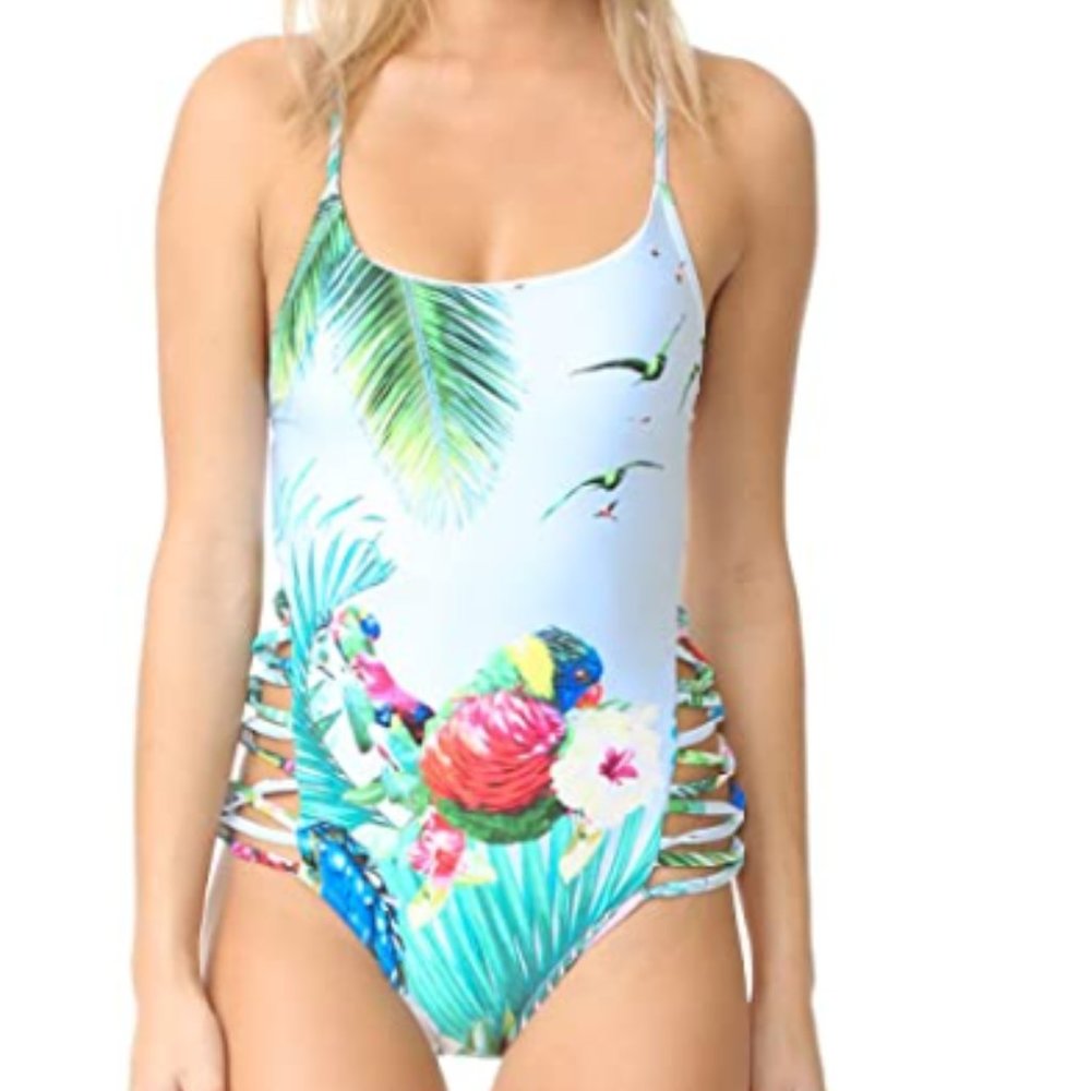 NWOT 6 SHORE ROAD SIZE S CARNIVAL ONE PIECE